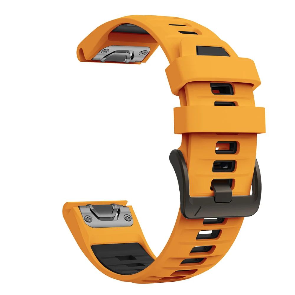 QuickFit 22mm 26mm Silicone Strap For Garmin Fenix 8 Pro 7X 7 6 6X Pro 5 5XPlus/Epix Pro Gen 2 51mm 47mm Bracelet Watchbands