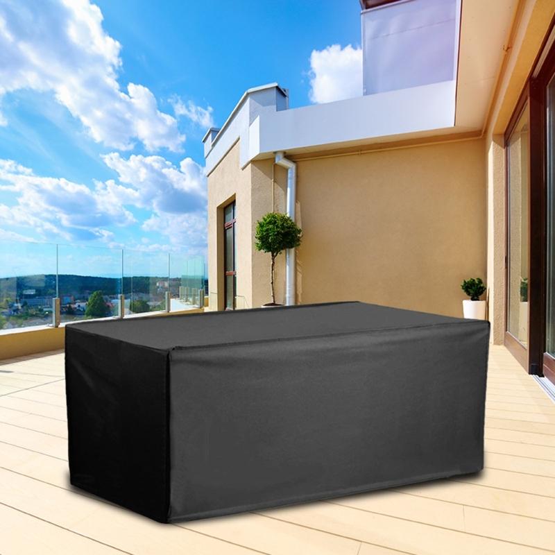 Waterproofed Garden Storage Box Cover Outdoor Deck Box Protecting Cover for Outdoor Storage Deck Box