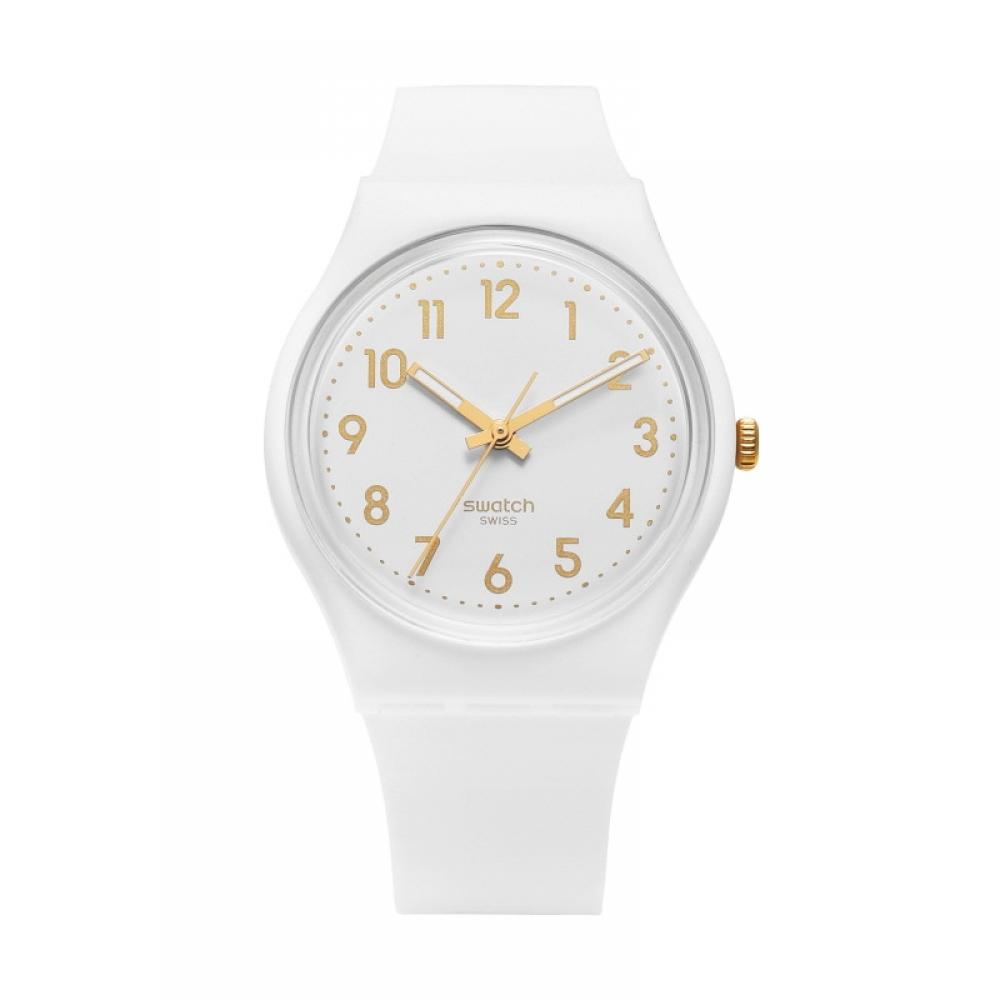 SWatch So28w106 S14 Classic White Bishop Womens Urethane Watch