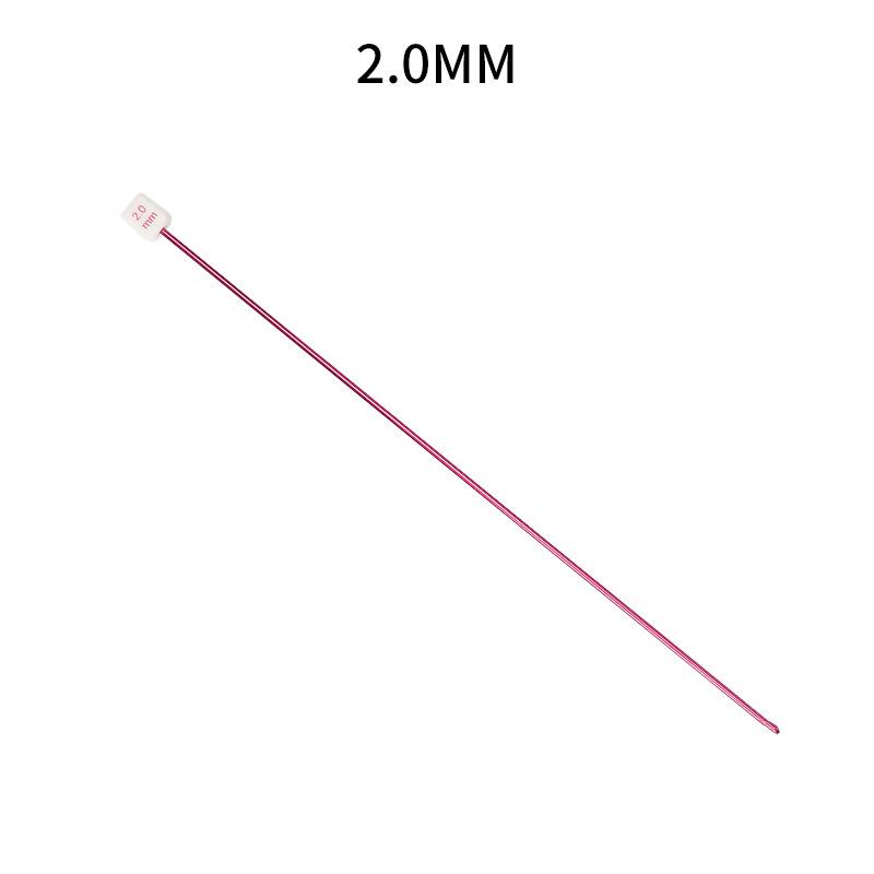 

2 Pcs Color Straight Single Needle Knitting Needle 13.8 Lnches Long Handmade Knitted Sweater Gift Knitting Needle 2.0mm-10.0mm