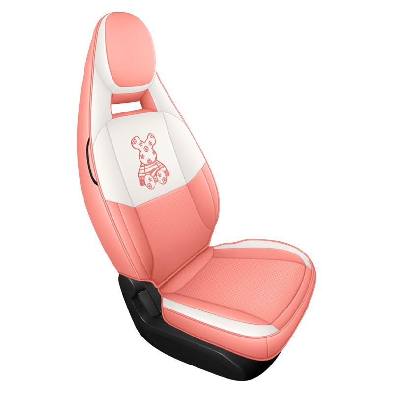 Panda MINI Car Seat Cover: Cartoon Full-Coverage Seat Cushion