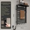 Household Intelligent Constant Temperature Drying Bathroom Towel Bar Touch Control Storage Rack Electric Towel Rack