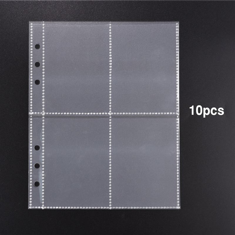 

A5 6-Hole Strap Storage Clip And Storage Bag Scrapbook Cutting Die Storage Organizing Sticker Storage Transparent Bag Knife Pen