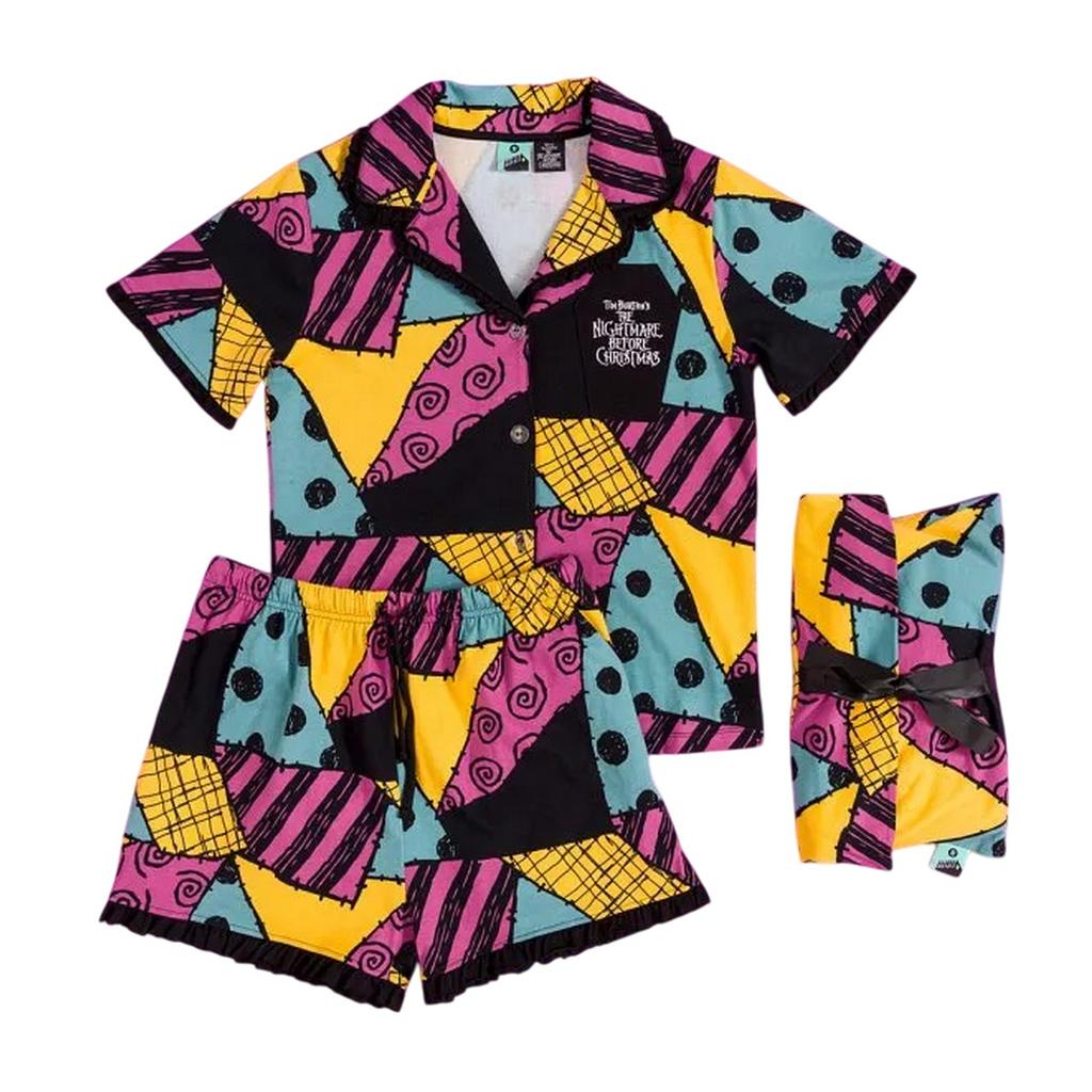 Noční můra před Vánoci Dámský/Dámský Krátký Pyžamový Set Sally