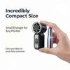 Portable Handheld Mini Fan USB Rechargeable, 199 Speeds Quiet Pocket Fan with Digital Display for Travel Outdoor Office Makeup