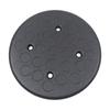 Round Bar Stool Replacement Seat Sponge Filled with Mounting Holes Black Anti Seating