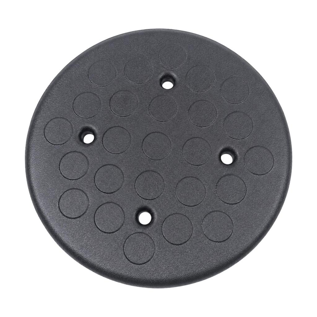 Round Bar Stool Replacement Seat Sponge Filled with Mounting Holes Black Anti Seating