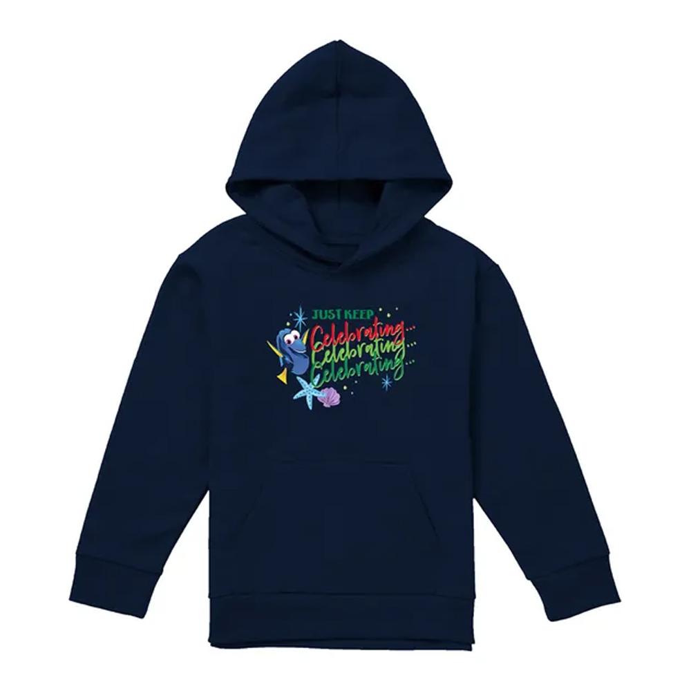 Finding Nemo Childrens/Kids Just Keep Celebrating Dory Christmas Hoodie