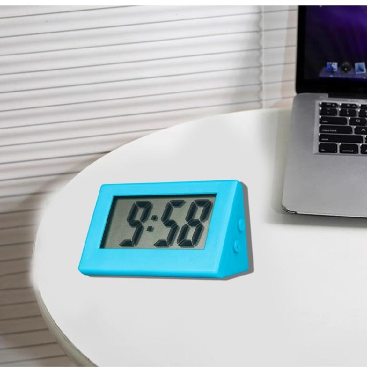 Small Digital Clock With Clear LED Display Quiet Mechanism Electronic Table Alarm Clock For Elderly Kids Home Travel Use