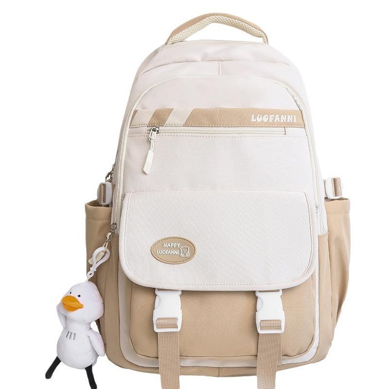 Children Elementary School Students Girls Junior High School Students High School Students Color Blocking Backpack College Students Backpack