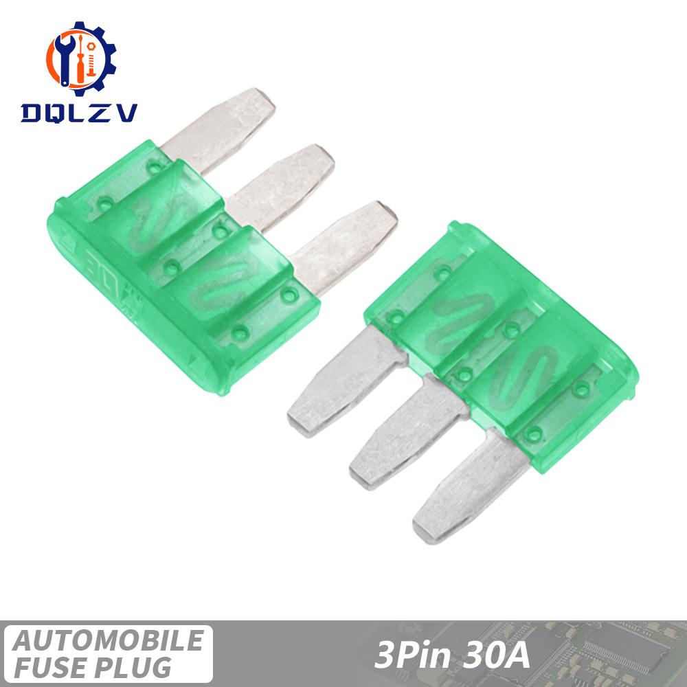 Micro3 Fuse 3 Pins High Quality Automotive Car Fuses For Ford Focus Mondeo Dodge JEEP 5A 7.5A 10A 15A 20A 25A 30A