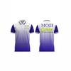 Camisa Polo Azul para Trabalhadores de Esportes e Lazer 2026 Impressão 3D Confortável Respirável Secagem Rápida Manga Curta Top Camisa Polo