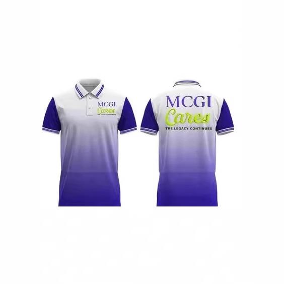 Camisa Polo Azul para Trabalhadores de Esportes e Lazer 2026 Impressão 3D Confortável Respirável Secagem Rápida Manga Curta Top Camisa Polo