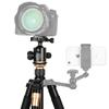 Lightweight Q999 Aluminum-Magnesium Alloy Folding DSLR Tripod - Portable & Stable for Shooting