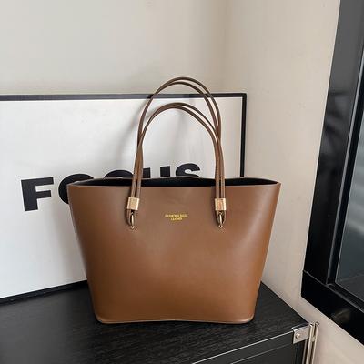 Popular Texture Shoulder Bag Women's New Fashion Women's Bag PU Large Capacity Tote Bag Versatile Women's Bag