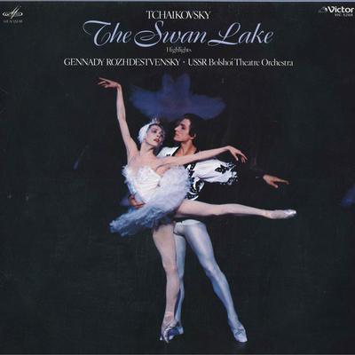 LP Record GENNADY ROZHDESTVENSKY, U S S R BOL - Tchaikovsky: Swan Lake Highlights VIC5268 MELODIYA 1981 Japan Classical Used
