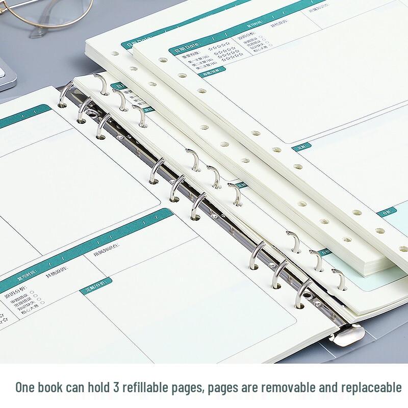 Falameng Loose-leaf Removable Error Correction Notebook A5
