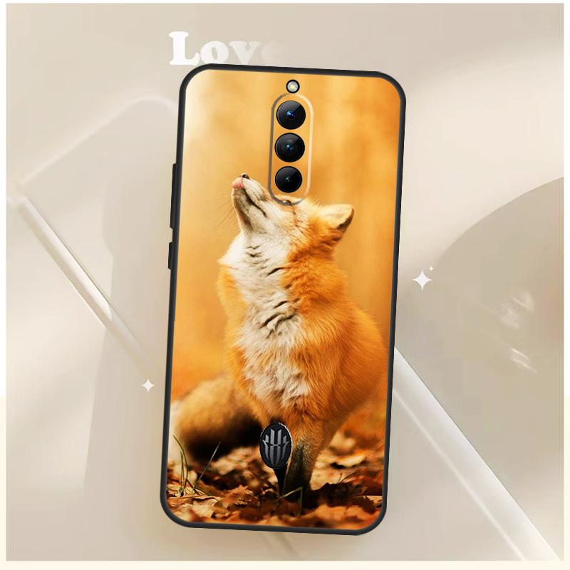 Cute Animal Fox Case For ZTE Nubia Red Magic 10 Air 6S 7S 6 7 For RedMagic 11 10 9 8 9S 8S 10S Pro Plus Cover