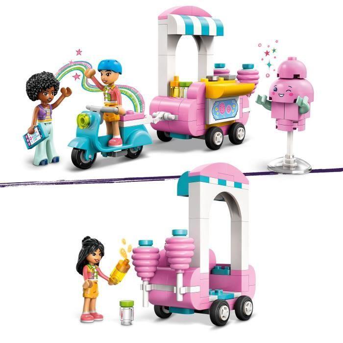LEGO Friends 42643 Stánek s cukrovou vatou a skútr - Hračka pro děti od 6 let