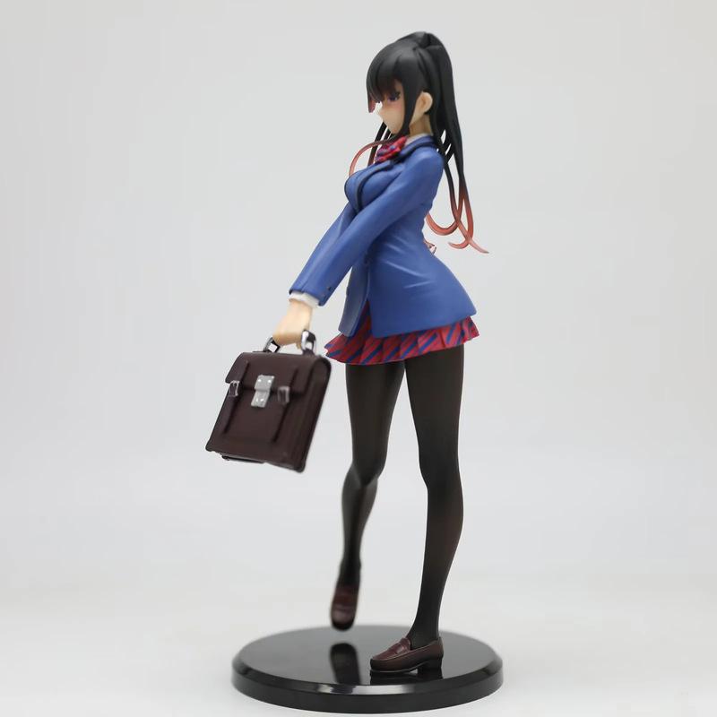 Komi Can'T Communicate Shouko Komi Figur Anime Schönes Mädchen Uniform Zweidimensionales Modell Raum Schreibtisch Ornament Spielzeug Geschenk