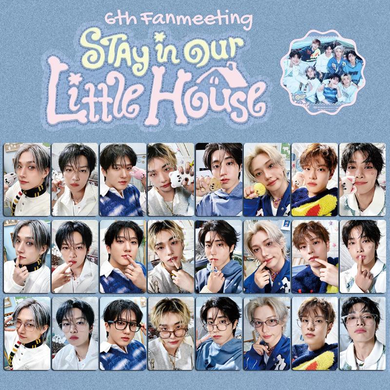 8Pcs Kpop Stray Kids Lomo Card "Stay In Our Little House" Weekly Small Card Full Card Felix Surrounding Area
