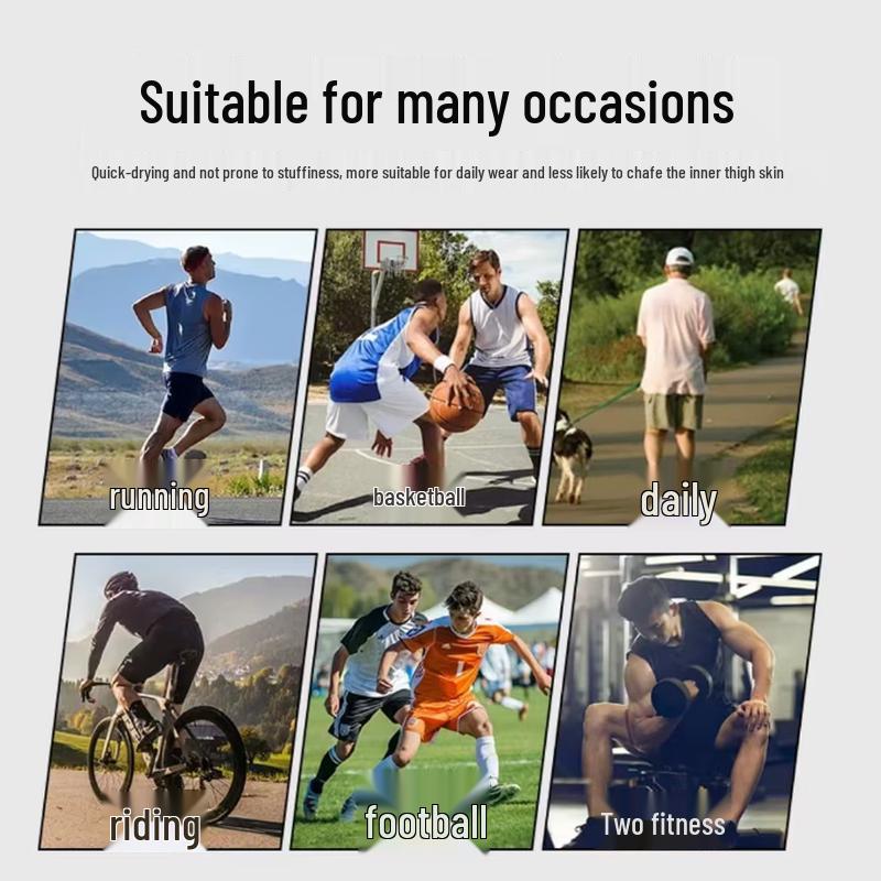 Nanjiren Men's 10A Antibacterial Boxer Briefs 3-Pack