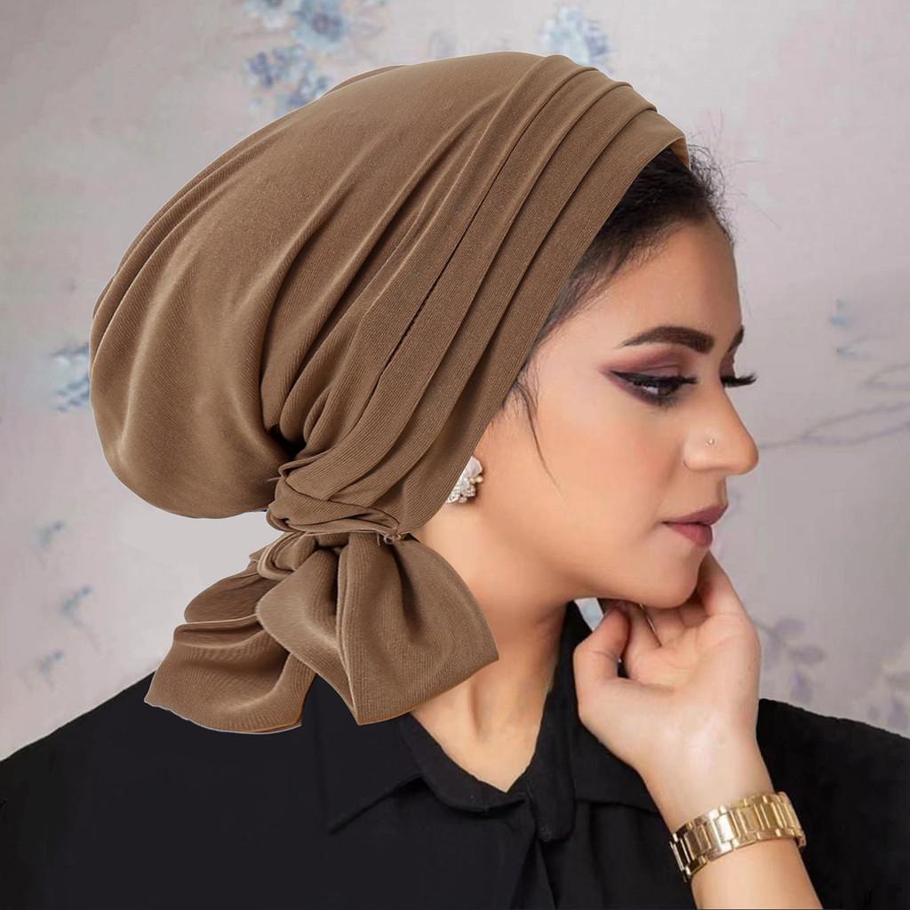 Kopfschal Mütze Aus Atmungsaktivem Polyesterstoff Für Lässige Damen Sommer- Und Winterkleidung