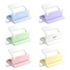 Double-Hole Paper Puncher with Adjustable Alignment Guide Portable Hole Punching Tool 5 Sheets Capacity for Paper Photo