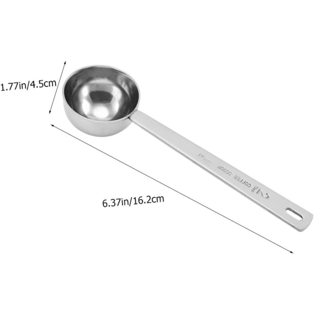Coffee Scoop Stainless Steel Measuring Spoon Tablespoon Coffee Spoons for Coffee Milk Fruit Powder Kitchen Utensils