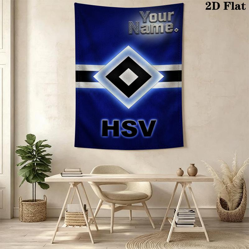 Name Custom Hsv Bilder Logo Wall Tapestry Aesthetic Wall Hanging Printed Fabric Blanket Decorative Tapestries for Bedroom Living Room Home Decor