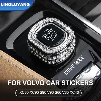 Auto Accessoires voor volvo XC60 XC90 S90 V90 s60 v60 xc40 interieur modificatie imitatie kristal diamant decoratieve