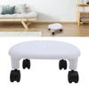 Low Rolling Stool with Wheels Ergonomic Heavy Duty Short Rolling Seat for Bedroom Living Room