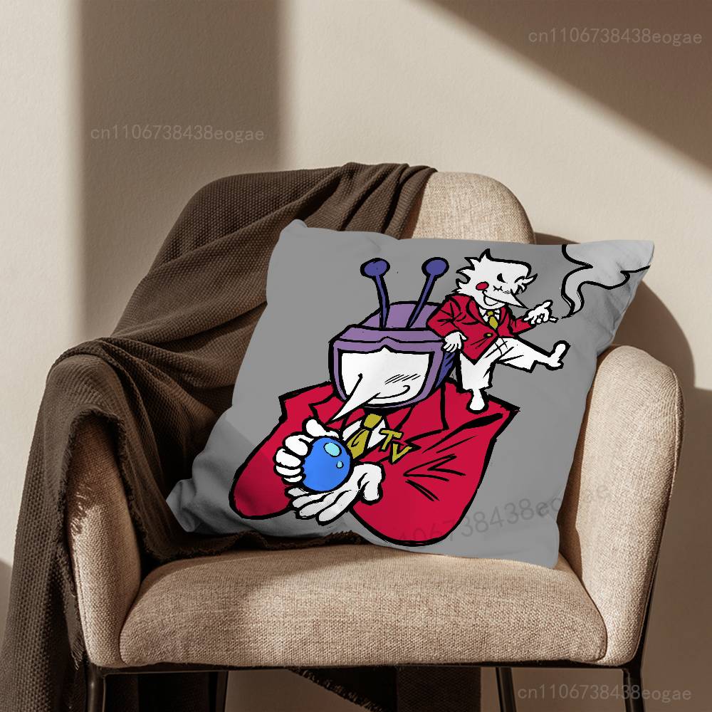 

D-Deltarune Game T-Tenna Throw Pillow Case For 45*45cm,55*55cm,30*30cm For Home Bedroom Decoration And Protector 30cmx30cm