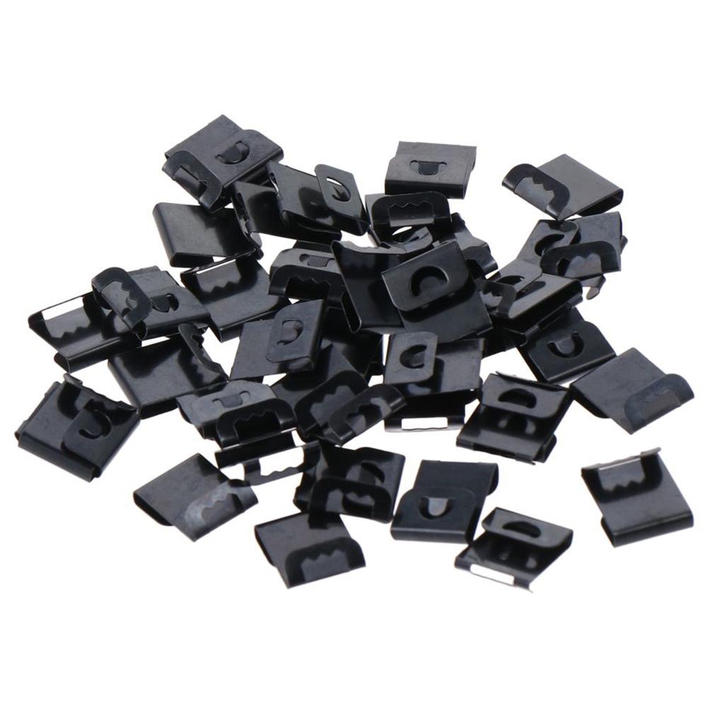 200pcs Durable 0.35mm Thick Photo Frames Hanger S-Shaped Black Metal Hooks Wall Mount Photo Frames Hooks Home Decor Accessories