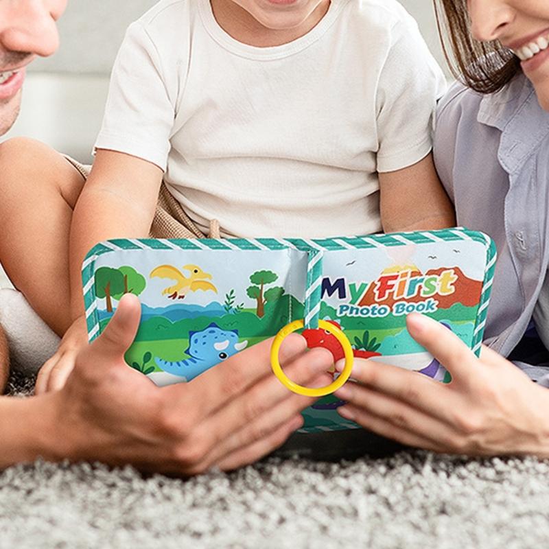 Lovely Baby Picture Book Cloth Photo Album for Toddler Creative Parent-child Interactive Toy Capturing Unique Moment