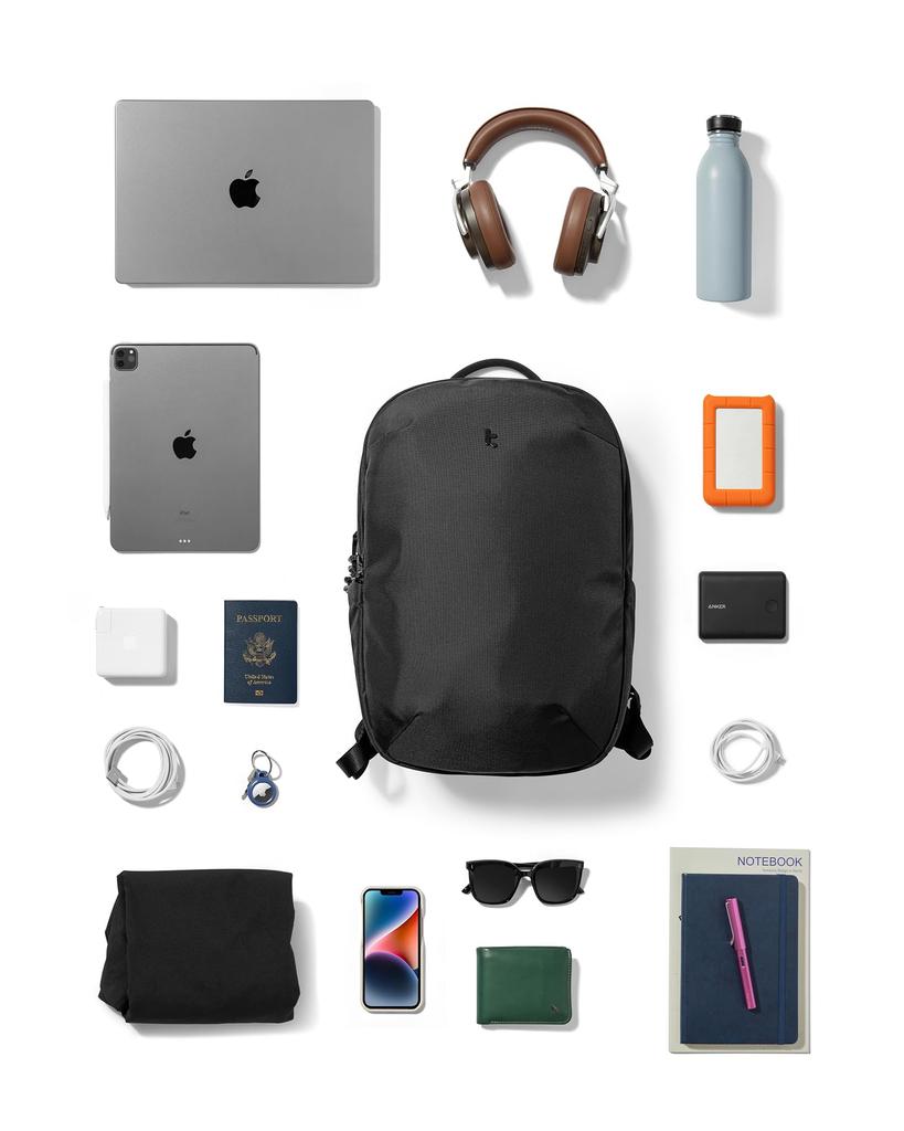 Rucksack Compatible with Inch PC Dipak Minimalist Town Backpack Water Repellent Lightweight Business Rucksack Backpack Cordura Ballistic Nylon