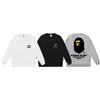 Ape Head Print Unisex Casual Loose Pullover Sweatshirt - Autumn/Winter Trend for Teens
