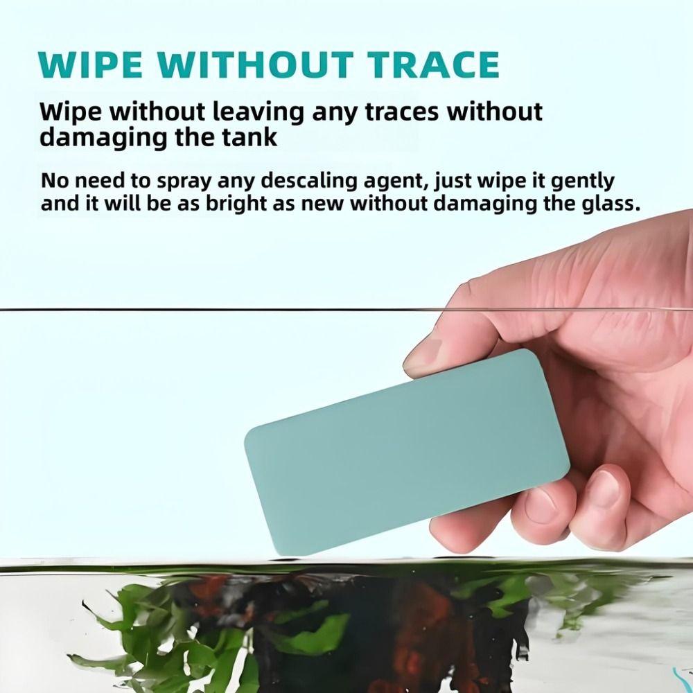 EVA Fish Tank Wipe Descaling Fish Tank Cleaning Artifact  for Clean Water Marks on Inner Glass