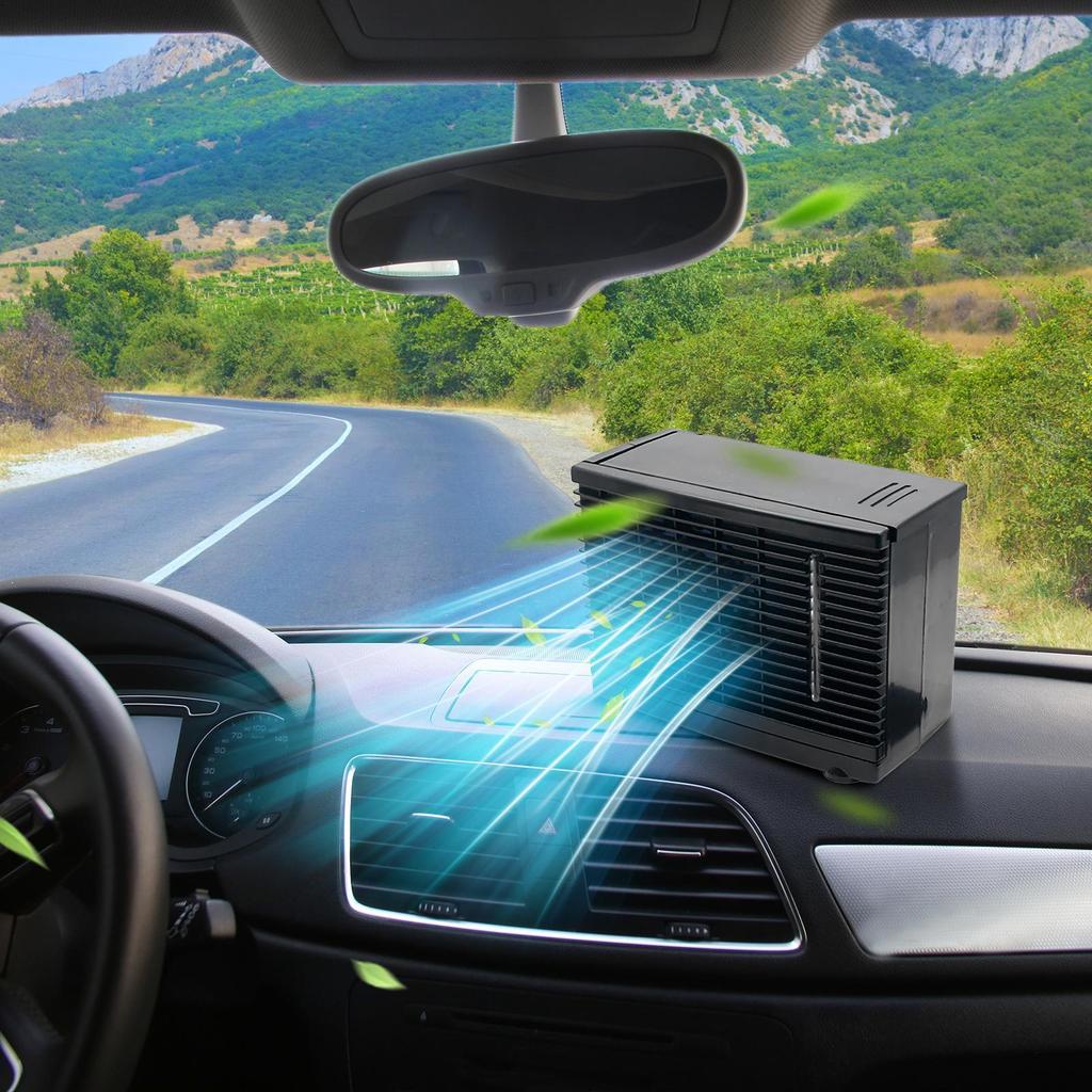 Car Air Conditioner Portable Vehicle Air Conditioner 12V Adhesive Cooling Appliance With Water Tank For Basement Camping