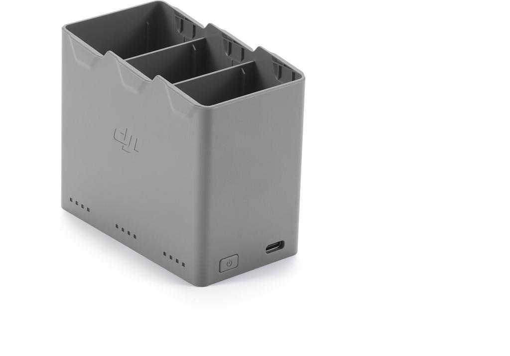Drohnenladegerät - DJI - Mini 5 Pro Zweiwege-Ladezentrale - Mehrfach-Ladestation - DJI 65W Ladegerät + drei Flugakkus