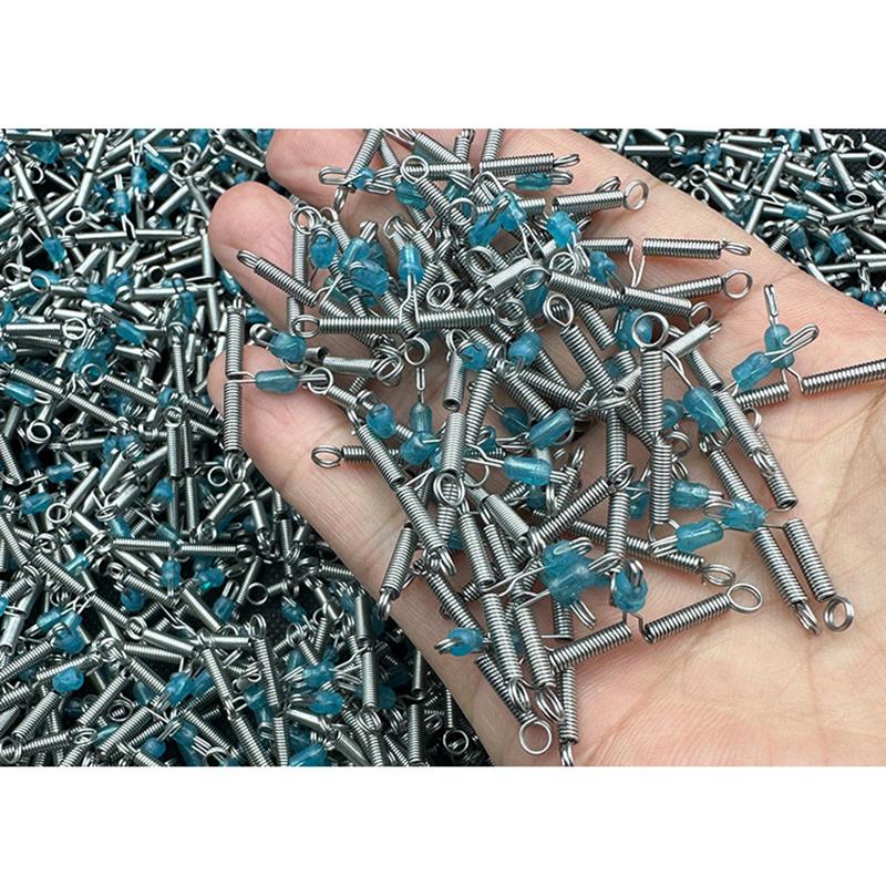 Federgabel Schnellhaken Sub Line Splitter Haken Anti-Winding Release Feder Angelausrüstung Wild Fishing Zubehör