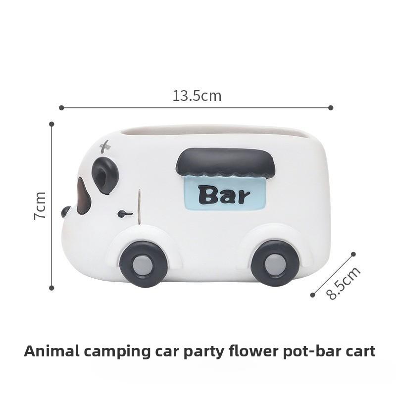 

Creative Cartoon Animal Succulent Pots Office Home Balcony Plant Decor Mini Landscape Flower Pot