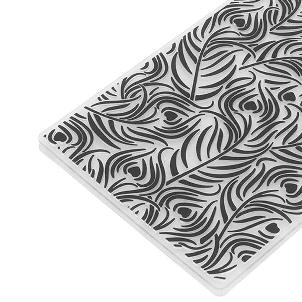 Reusable Embossing Template Plastic Embossing Mold Compatible Embossing Folder  Paper Craft