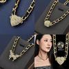 Elegant Heart Shaped Magnetic Necklace For Women With Sparkling Rhinestone Detail