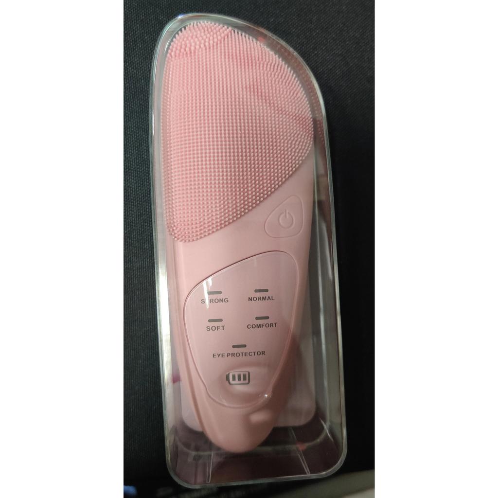 Waterproof Electric Sonic Facial Exfoliating Cleanser Silicone Facial Cleansing Brush Ultrasonic Electric Face Cleansing Device
