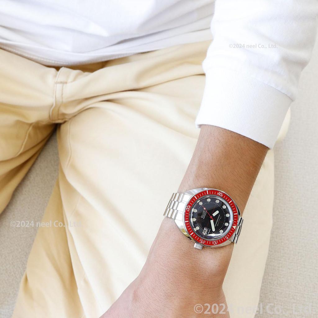 BULOVA Watch Automatic Winding Mechanical Archives Series Oceanographer Devil Diver Devil Diver 96B343 Imported [Bulova] Men's [Regular Product]