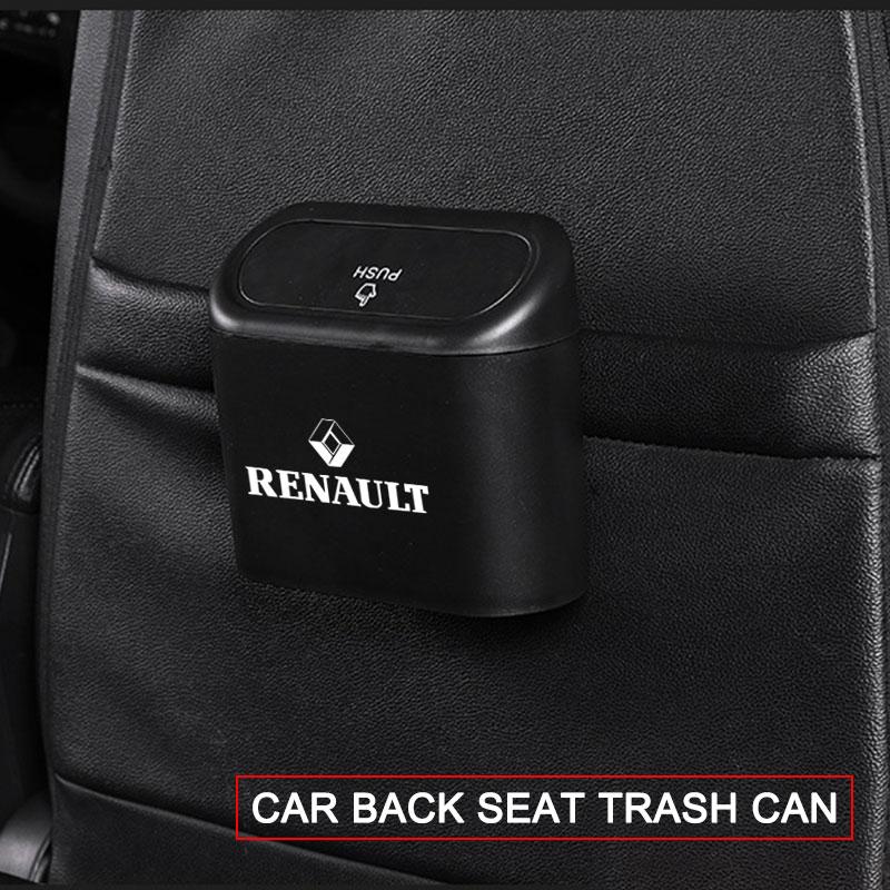 Cutie Depozitare Carcasă Vehicul Negru ABS Pătrat Presare Coș de Gunoi pentru Renault Dacia Megane 2 3 Clio 4 Captur Kadjar Fluence