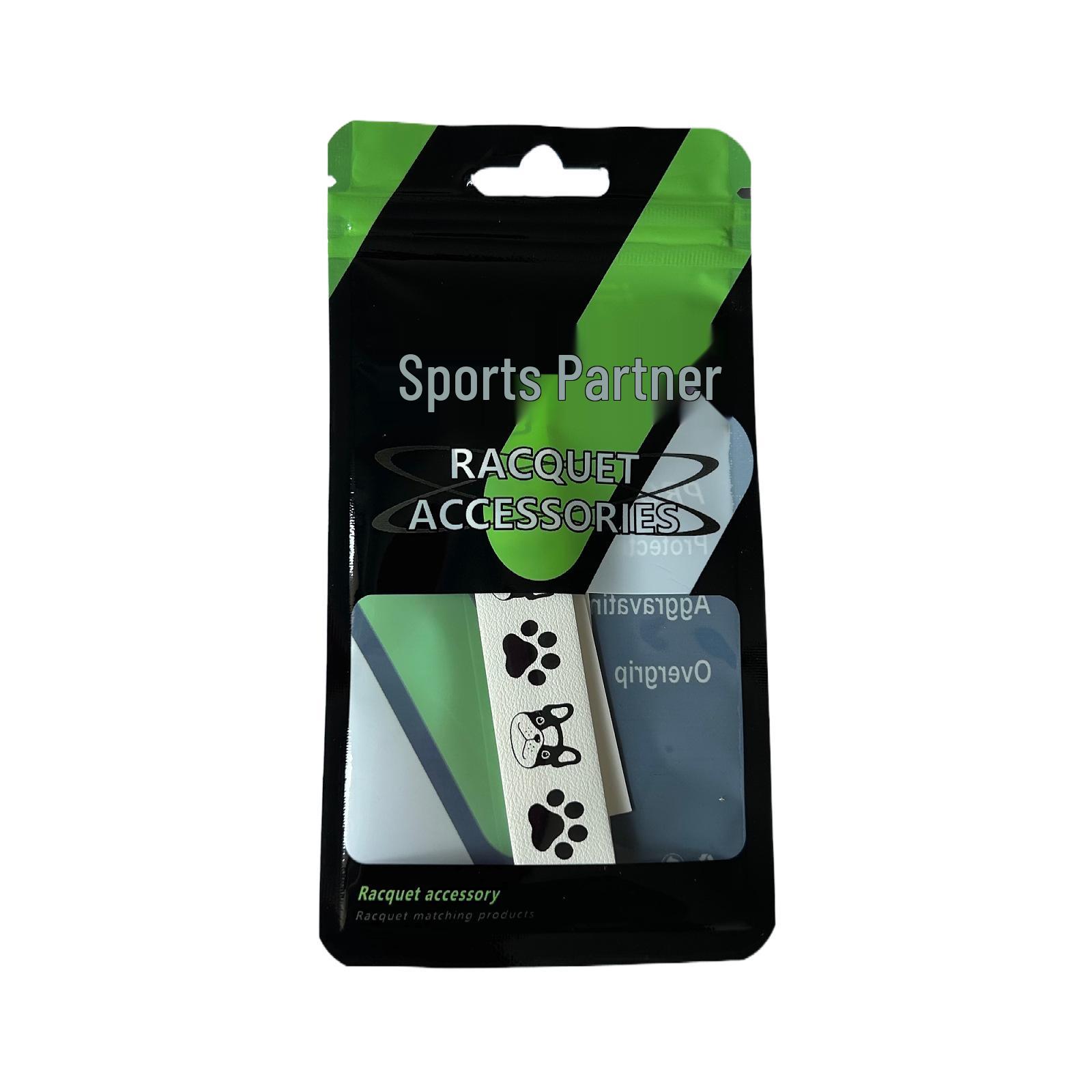 

Черно-белая мультяшная защитная лента для головки бадминтонной ракетки - Устойчивая к царапинам наклейка на раму