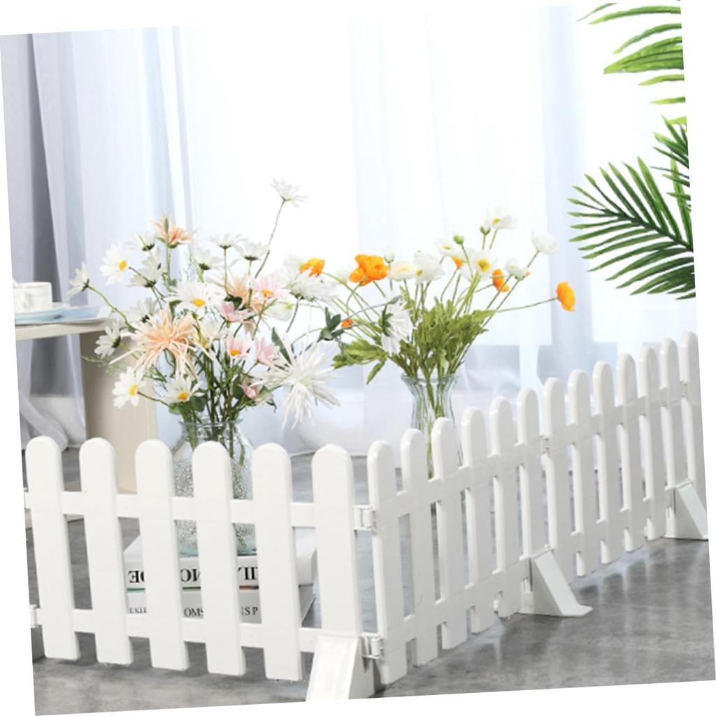 OUNONA 4-Piece Interior Accessory Support Paws for Pet Gates and Fences, Triangular Stabilizer Supports for Indoor Pet Fences, Plastic