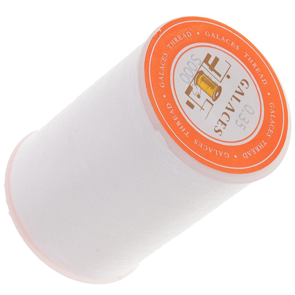 Hand Stitching Waxed Thread Polyester Cord for Leather Craft DIY Shoe Bag Carpet Repair and Beading